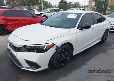 2022 Honda Civic Sport from USA, damaged, VIN 2HGFE2F57NH514703